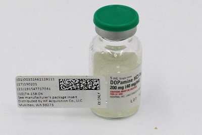 Serialized Label (Serialized 51662 1291 1 Dopamine 5ml Vial)